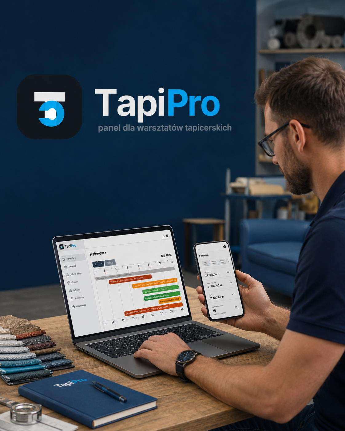 TapiPro używany przez właściciela warsztatu tapicerskiego
